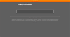 Desktop Screenshot of newlegalstuff.com