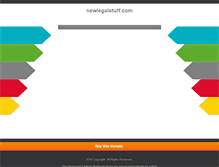 Tablet Screenshot of newlegalstuff.com